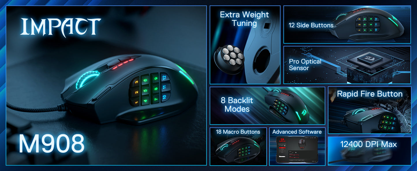 Souris ergonomique gaming