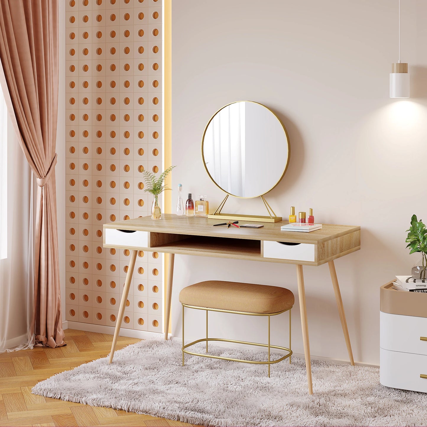 Bureau ergonomique bois maison