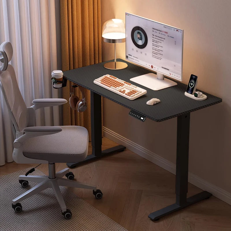 Bureau ergonomique electrique noir