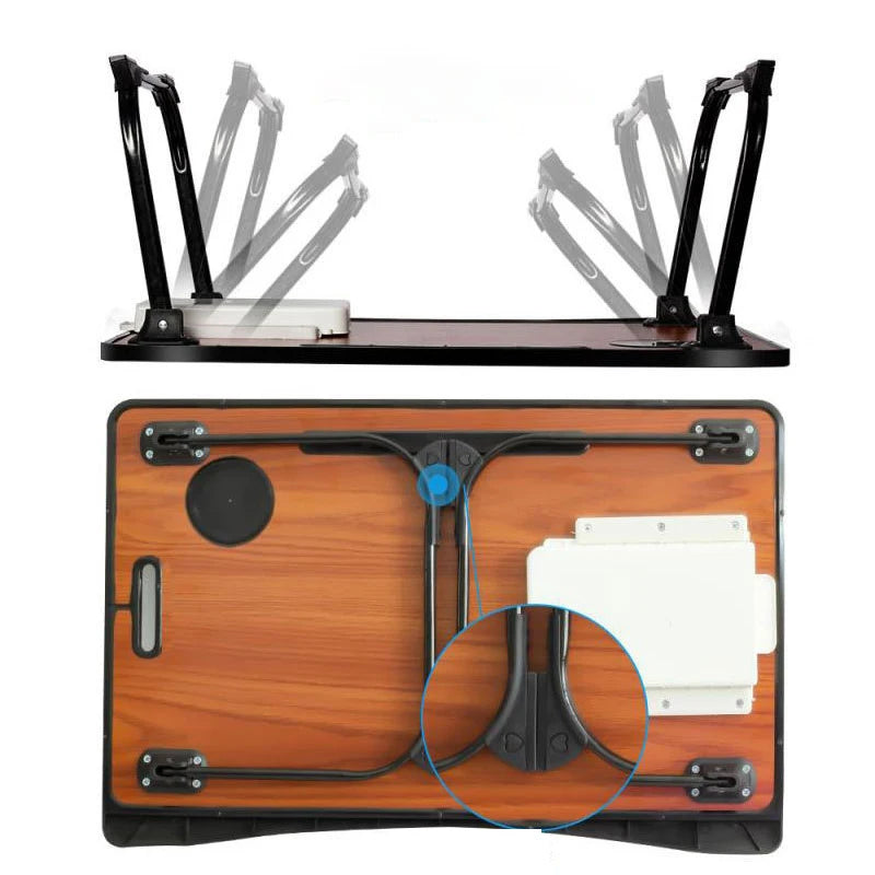 Bureau ergonomique pliable blanc