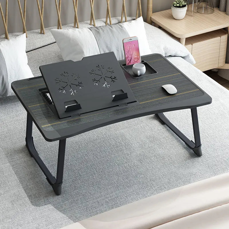Bureau ergonomique pliable noir