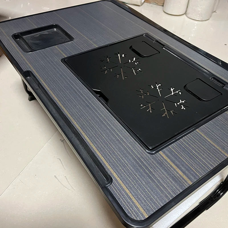 Bureau ergonomique pliable plié