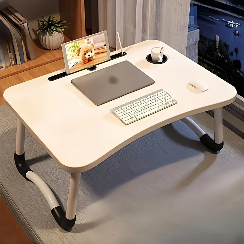 Bureau portable ergonomique blanc