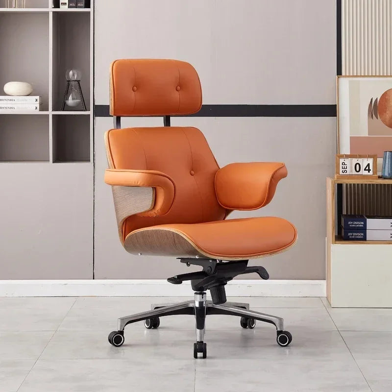 Chaise-ergonomic-orange