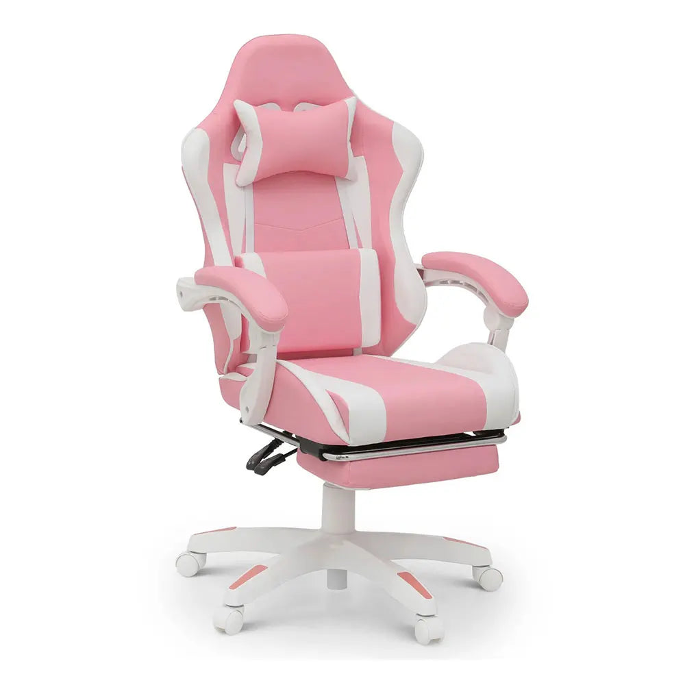 Chaise de bureau gaming ergonomique blanc