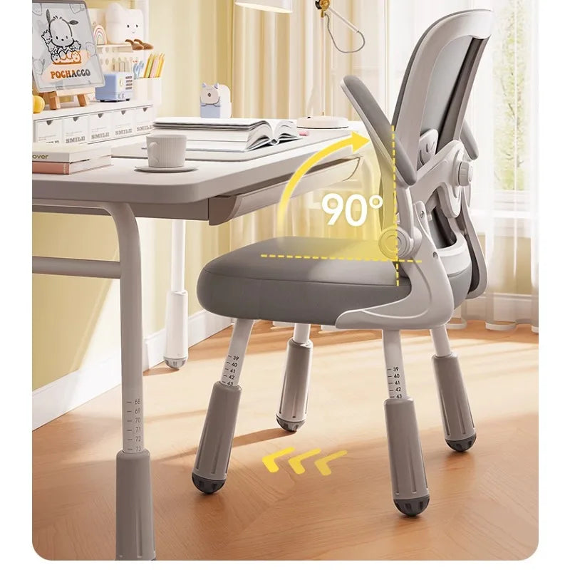 Chaise_ergonomique_enfant_gris