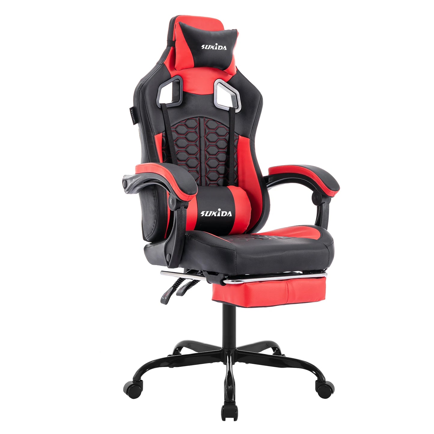 Chaise_ergonomique_ordinateur_rouge