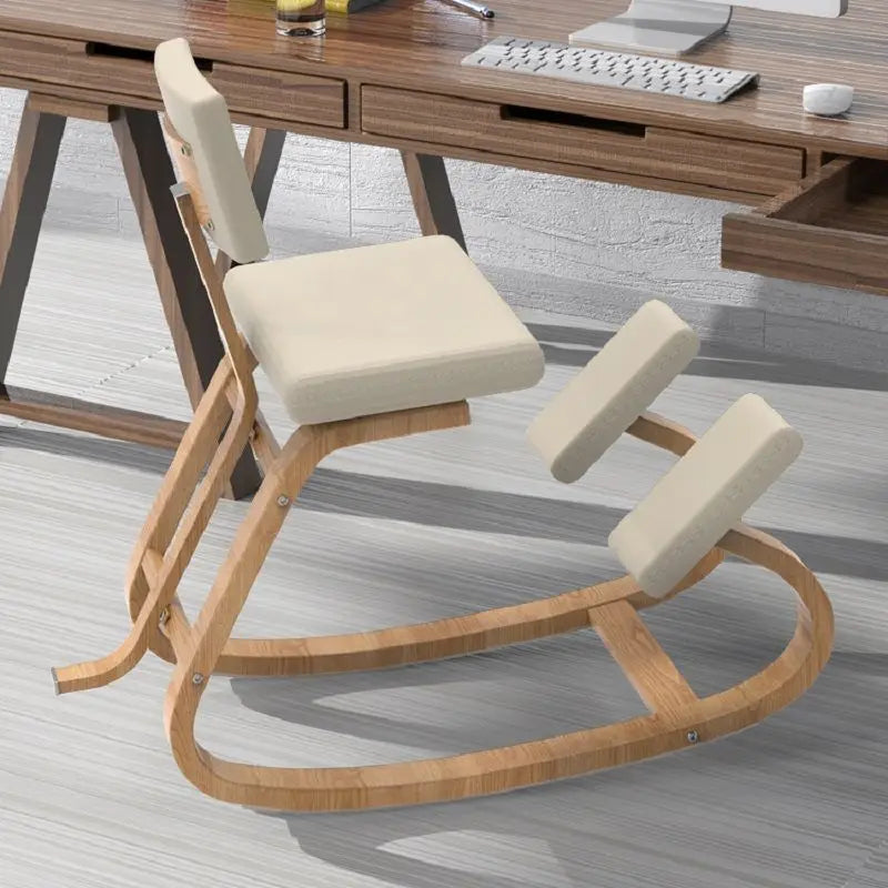 Chaise_sans_dossier_ergonomique_crème