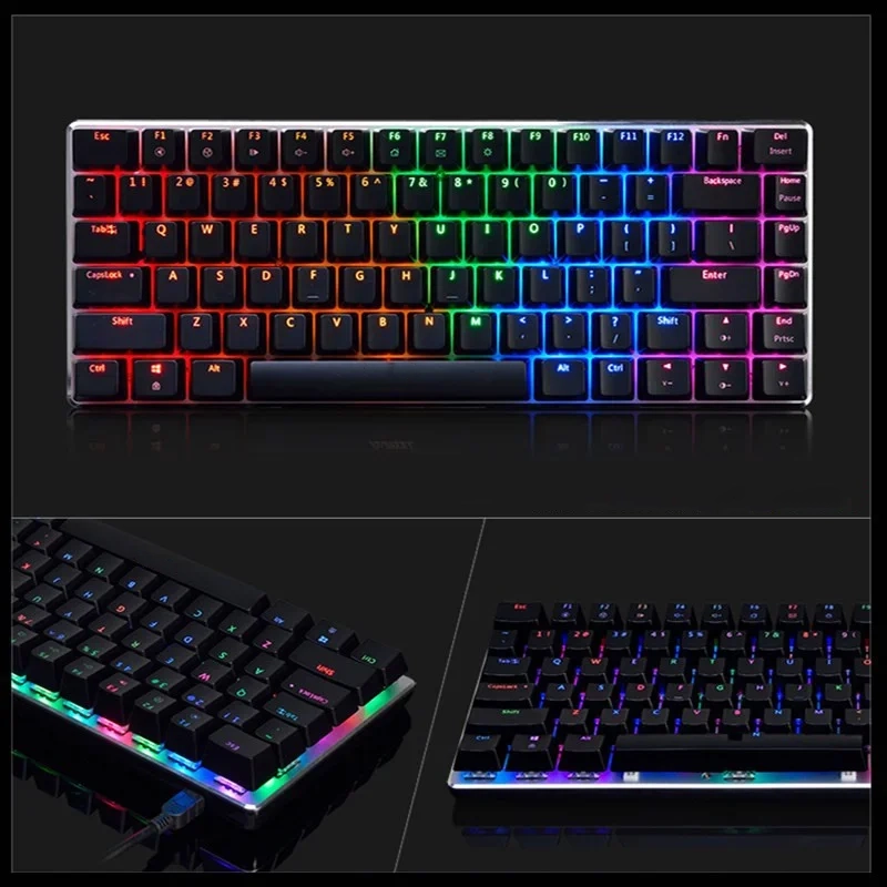 Clavier ergonomique bluetooth couleurs