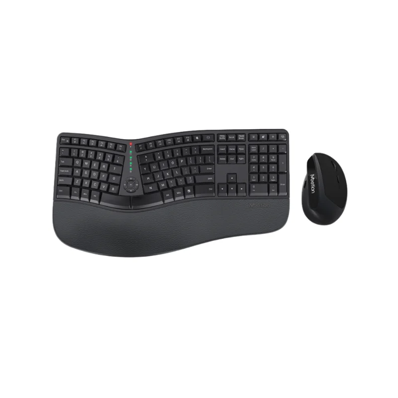 Clavier ergonomique canal carpien blanc