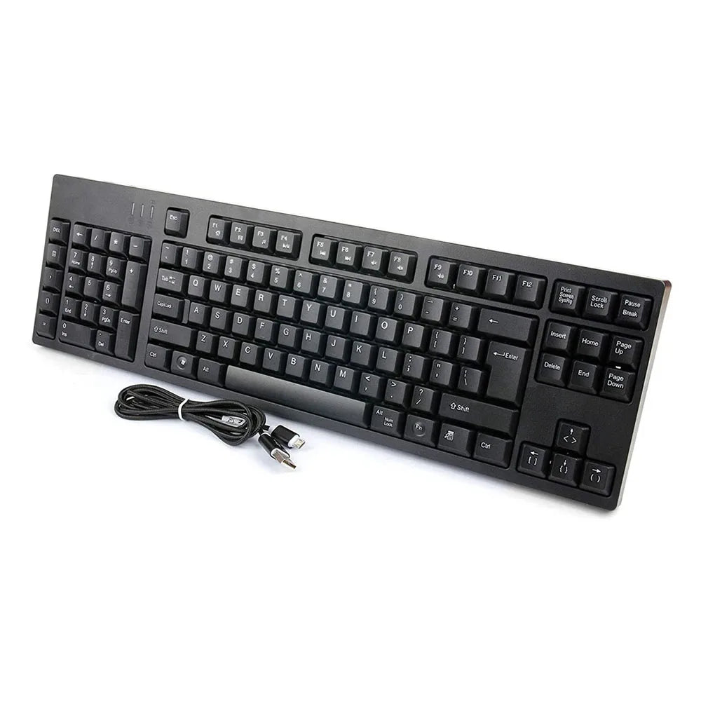 Clavier ergonomique pour gaucher blanc