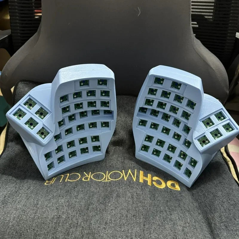 Clavier ergonomique vertical vert