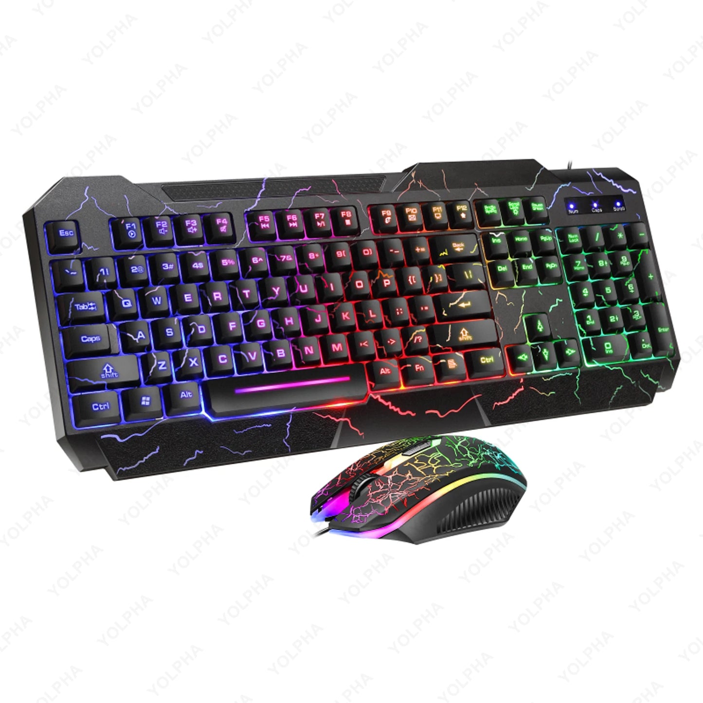 Clavier gamer ergonomique blanc