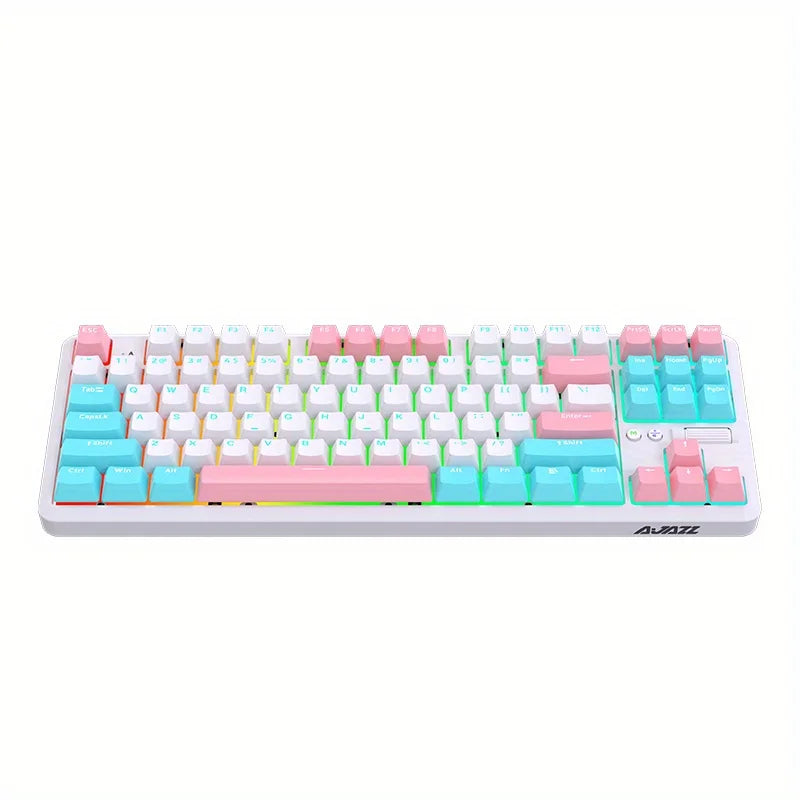 Clavier ordi ergonomique blanc