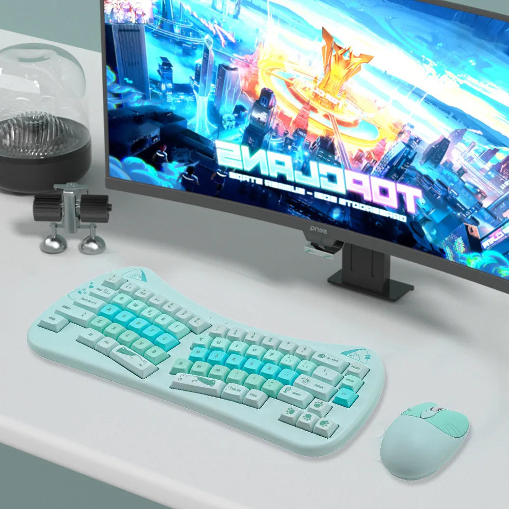 Clavier_souris_ergonomique_sans_fil