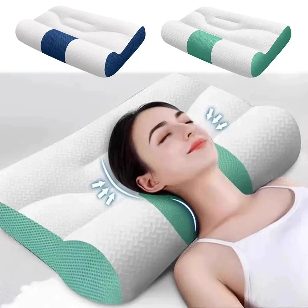 Coussin cervical ergonomique lit