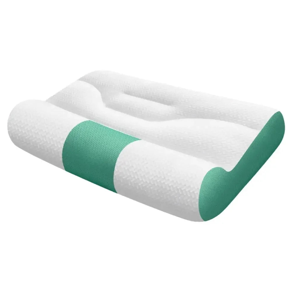 Coussin cervical ergonomique vert