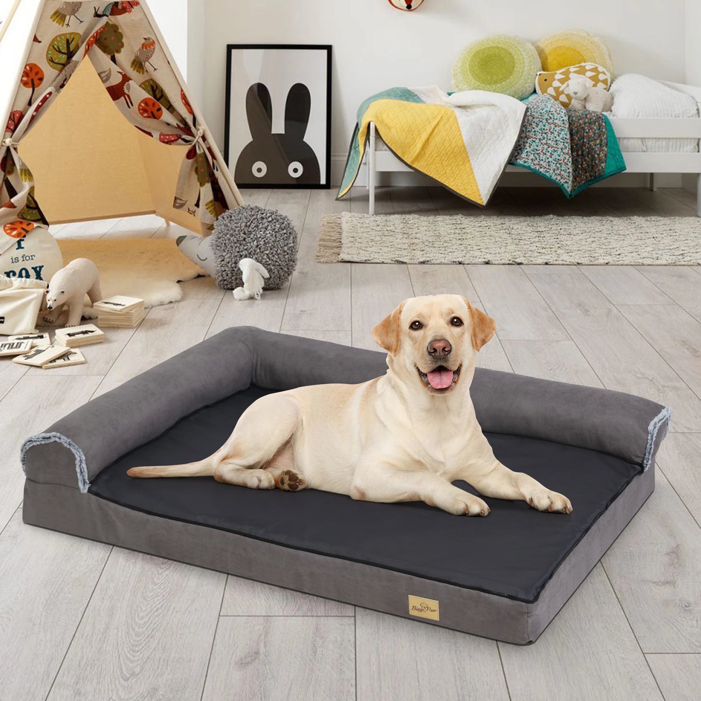 Coussin chien ergonomique chambre