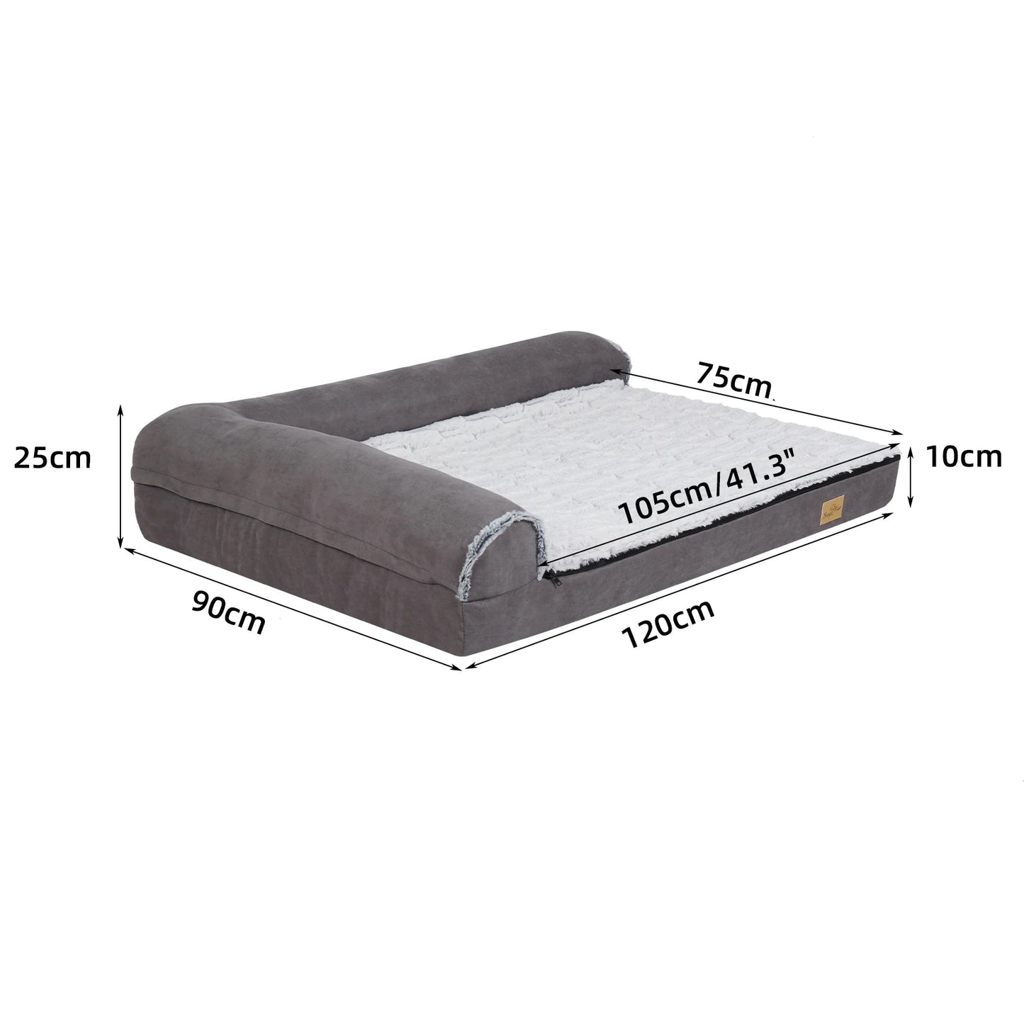 Coussin chien ergonomique traille XL
