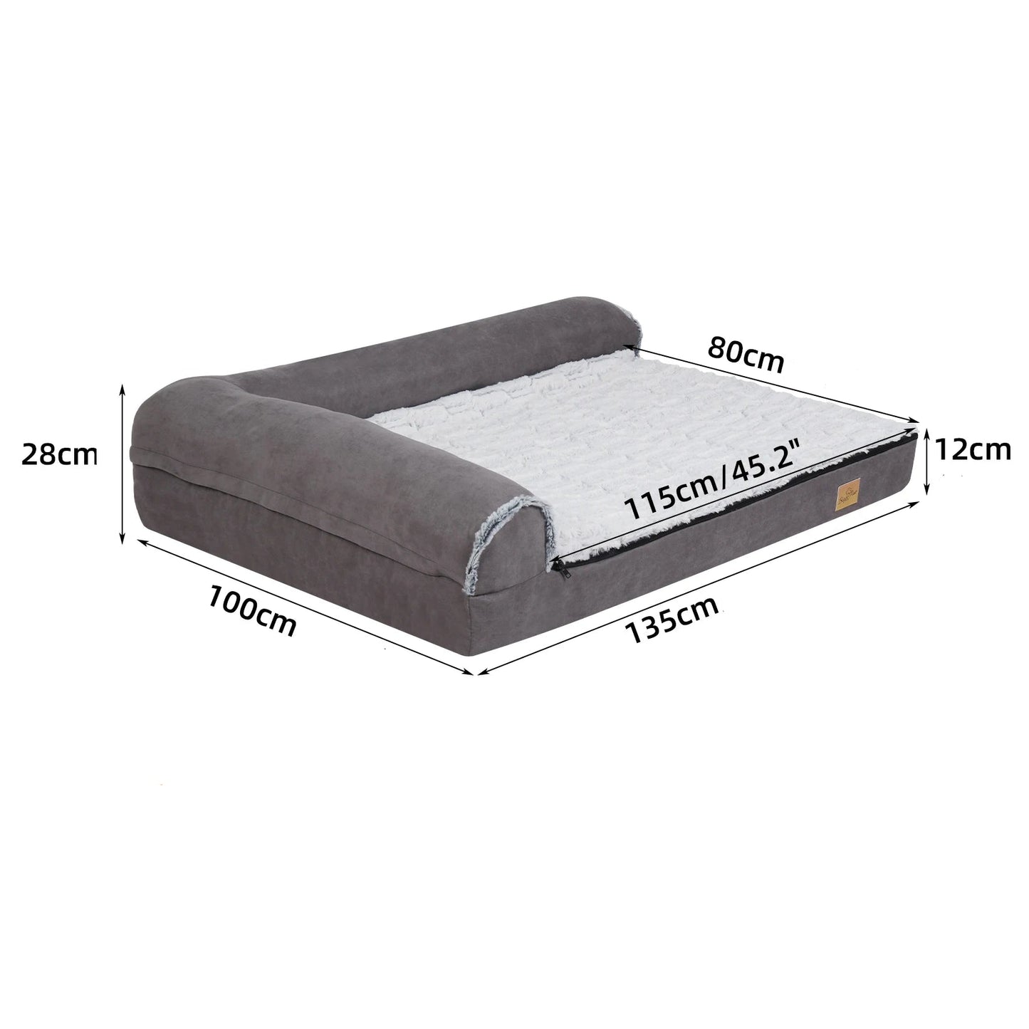 Coussin chien ergonomique taille XXL