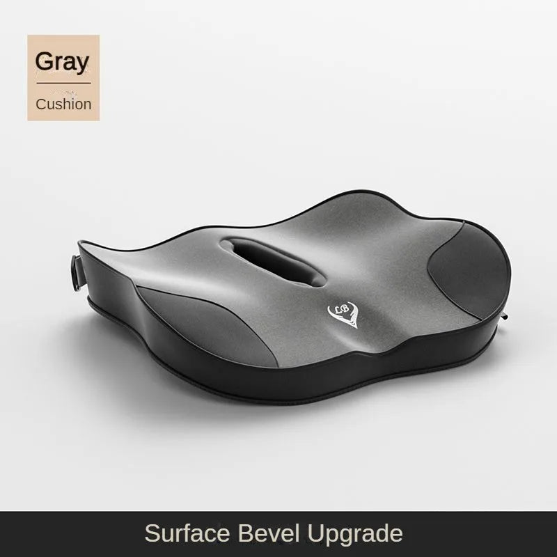 Coussin de voyage ergonomique gris