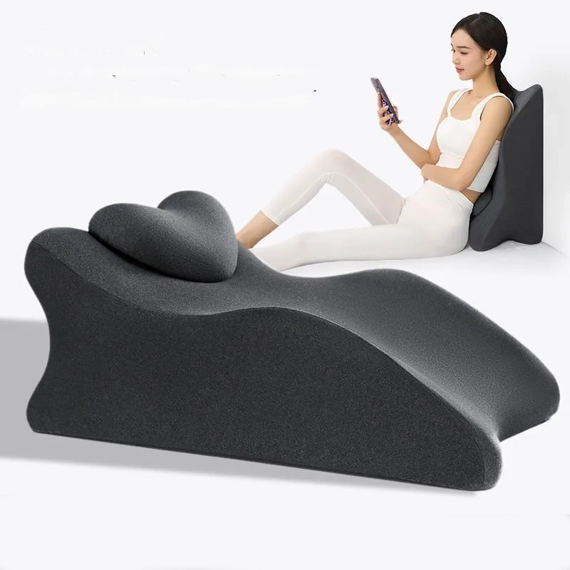 Coussin ergonomique canapé gris