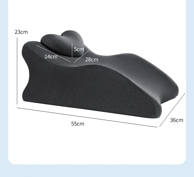 Coussin ergonomique canapé noir