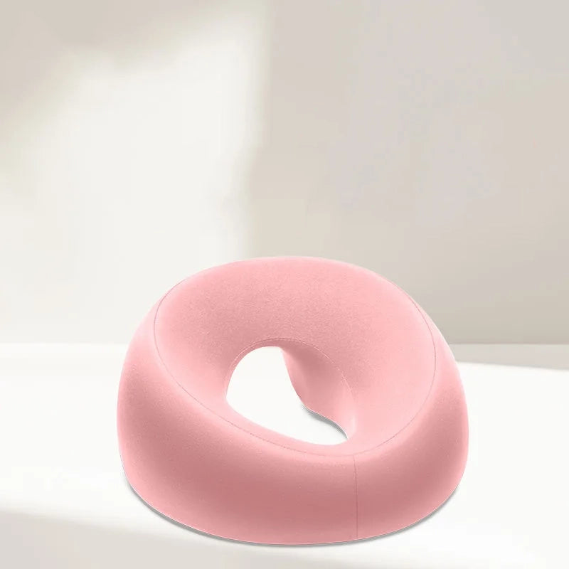 Coussin ergonomique cou rose