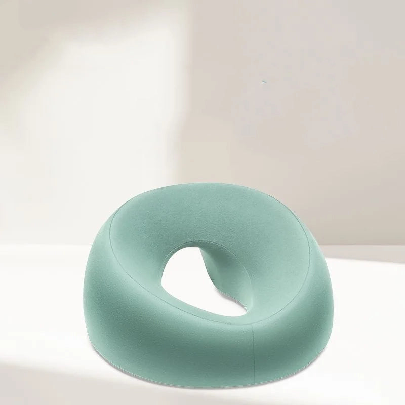 Coussin ergonomique cou vert