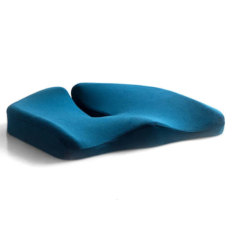 Coussin ergonomique fessier bleu