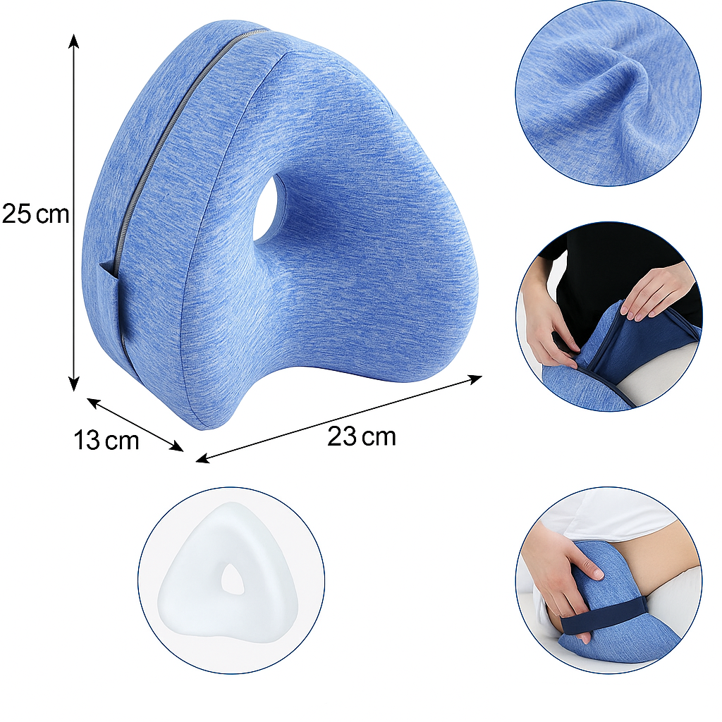 Coussin ergonomique genoux mesures