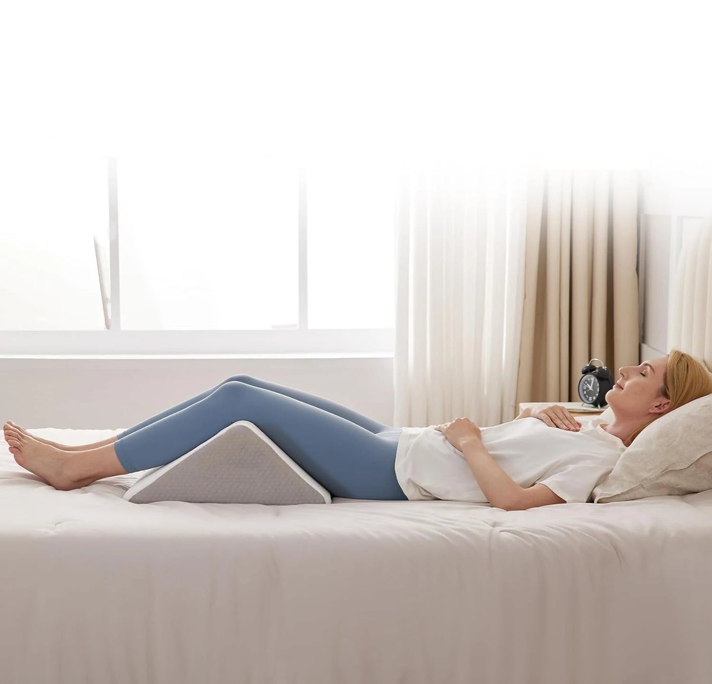 Coussin ergonomique jambes allongées