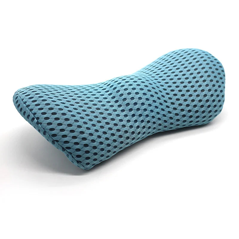 Coussin ergonomique lombaire bleu
