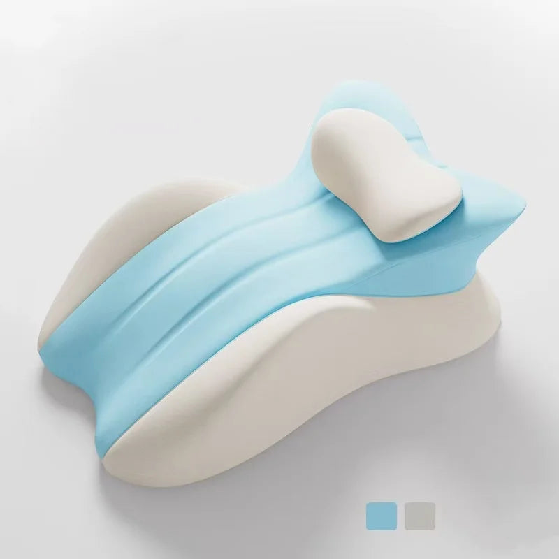 Coussin ergonomique pour dormir bleu