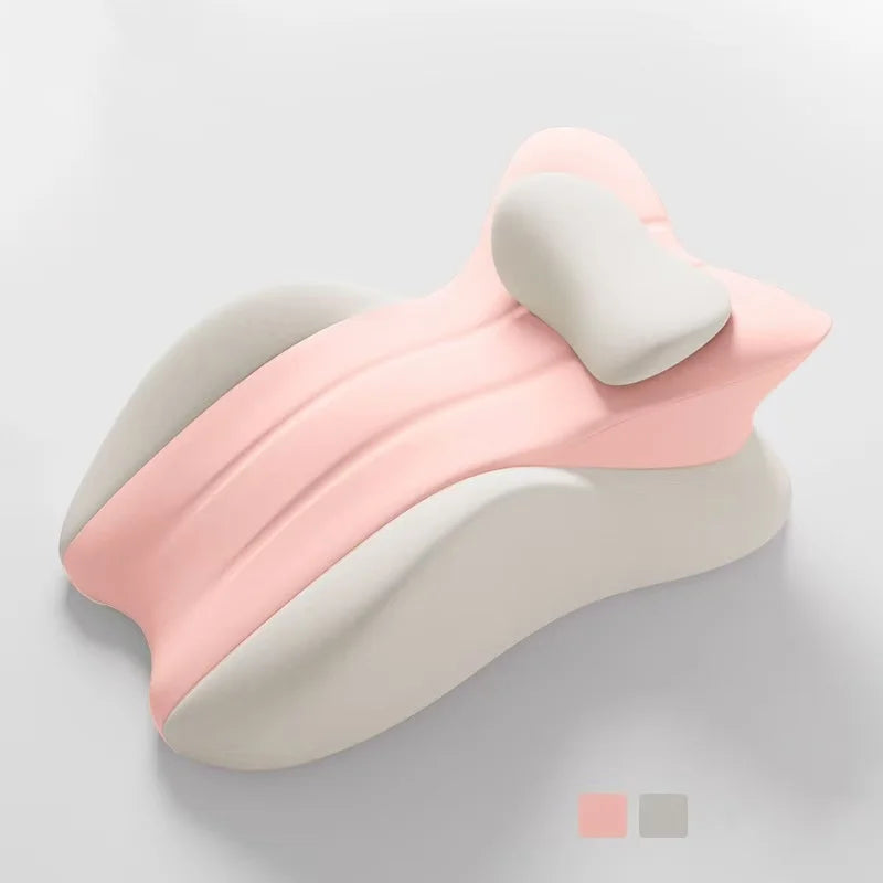 Coussin ergonomique pour dormir rose