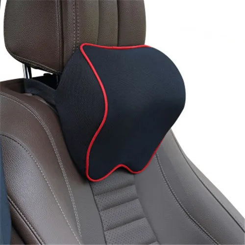 Coussin ergonomique pour la nuque rouge