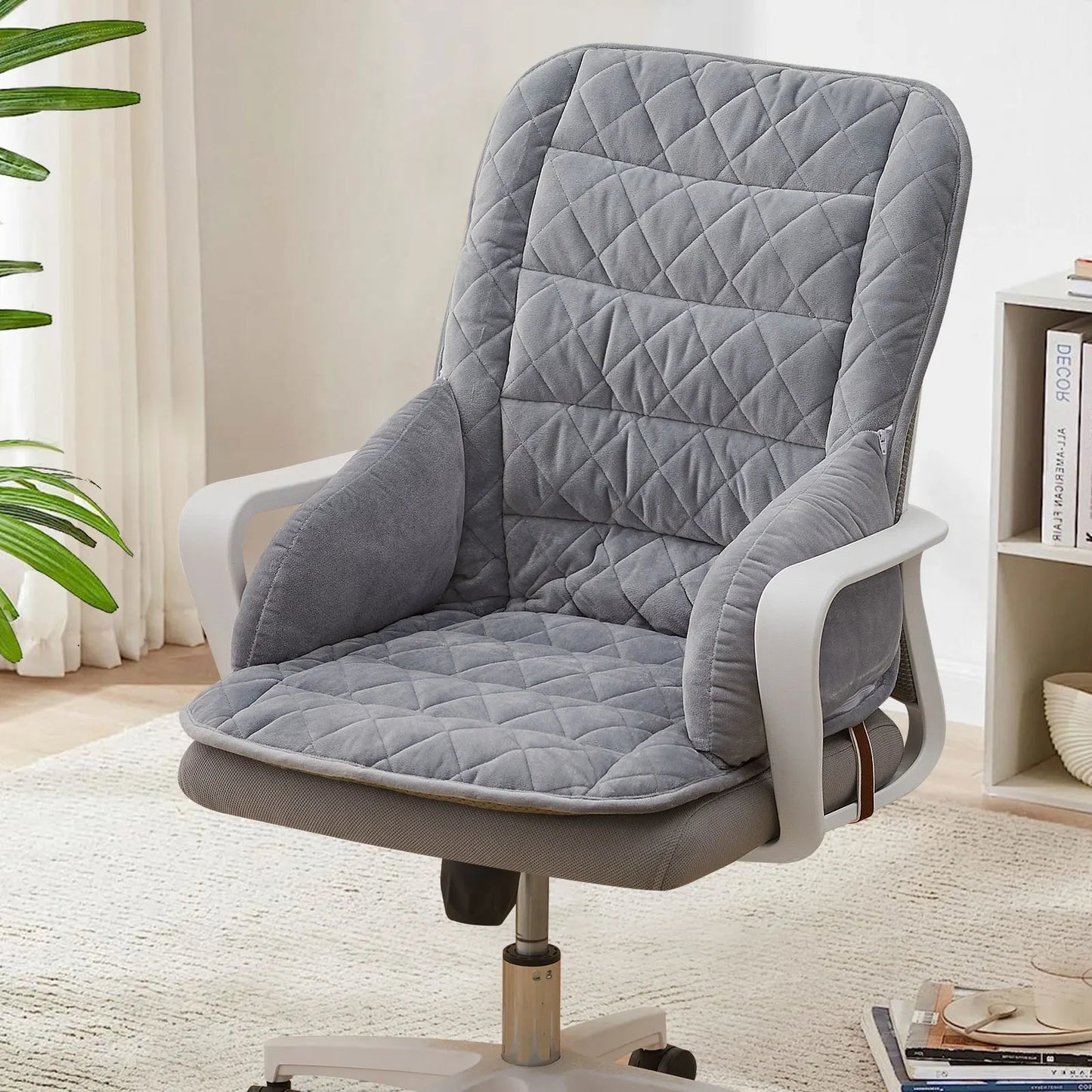 Coussin ergonomique pour siège de bureau gris