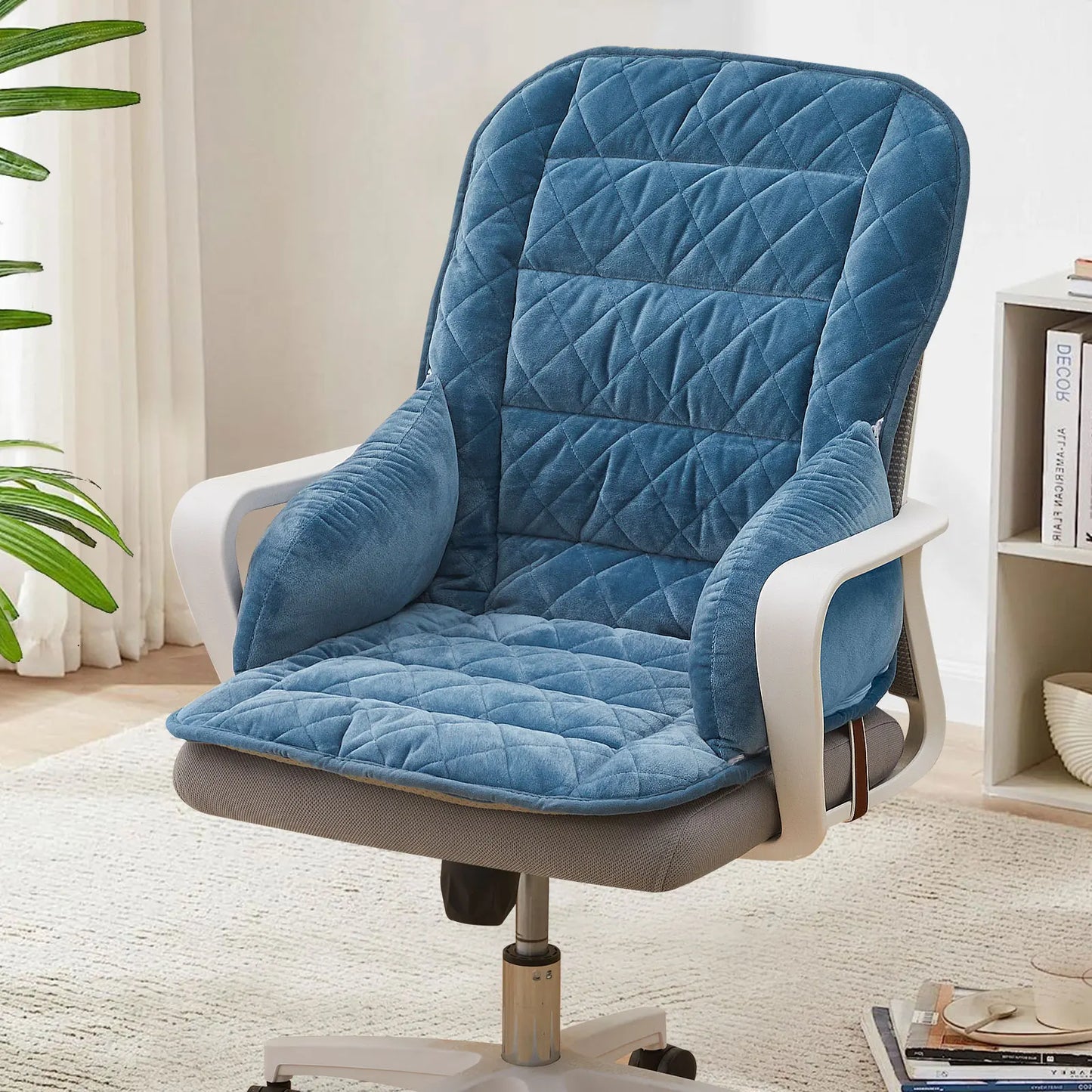 Coussin ergonomique pour siège de bureau vert
