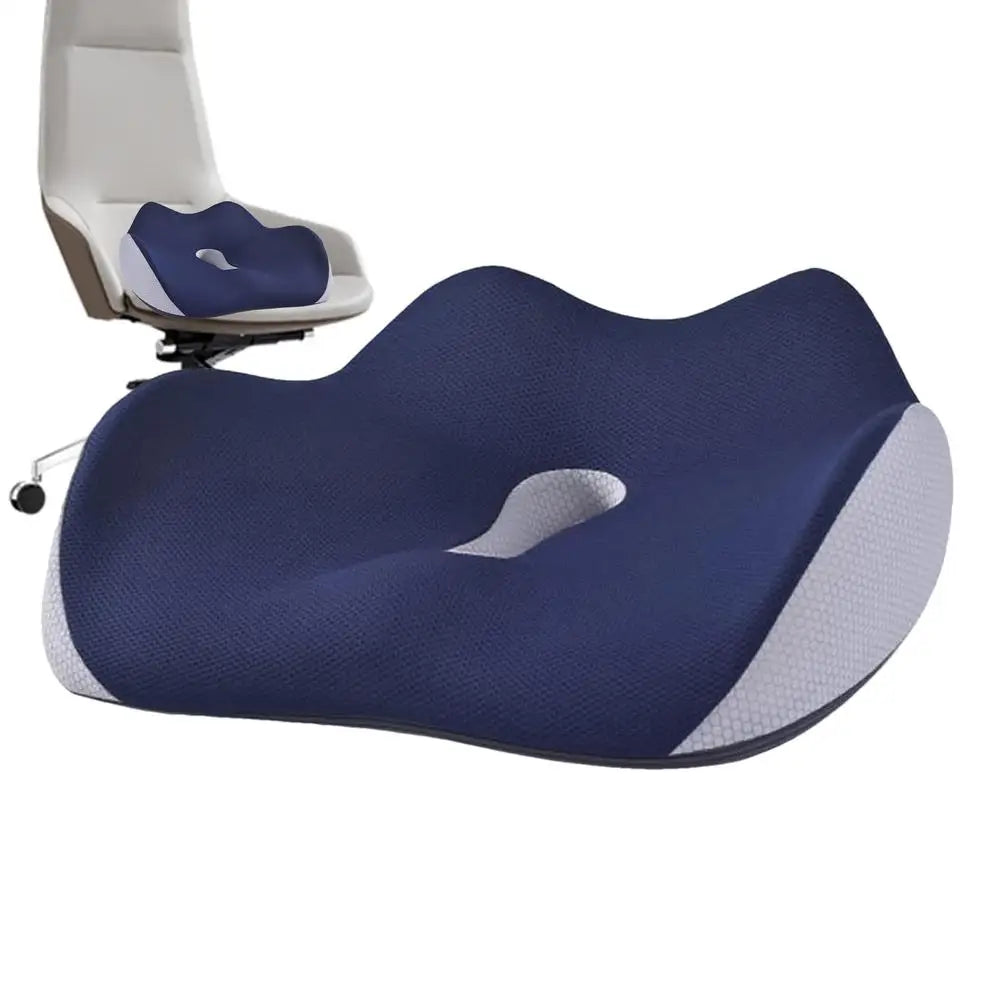Coussin fessier ergonomique bleu