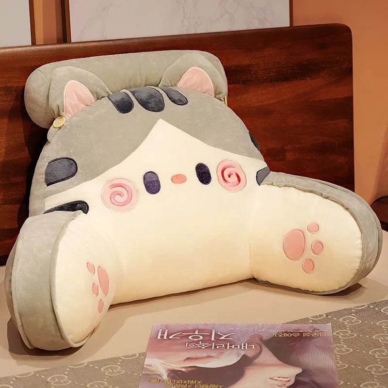 Coussin geant ergonomique gris