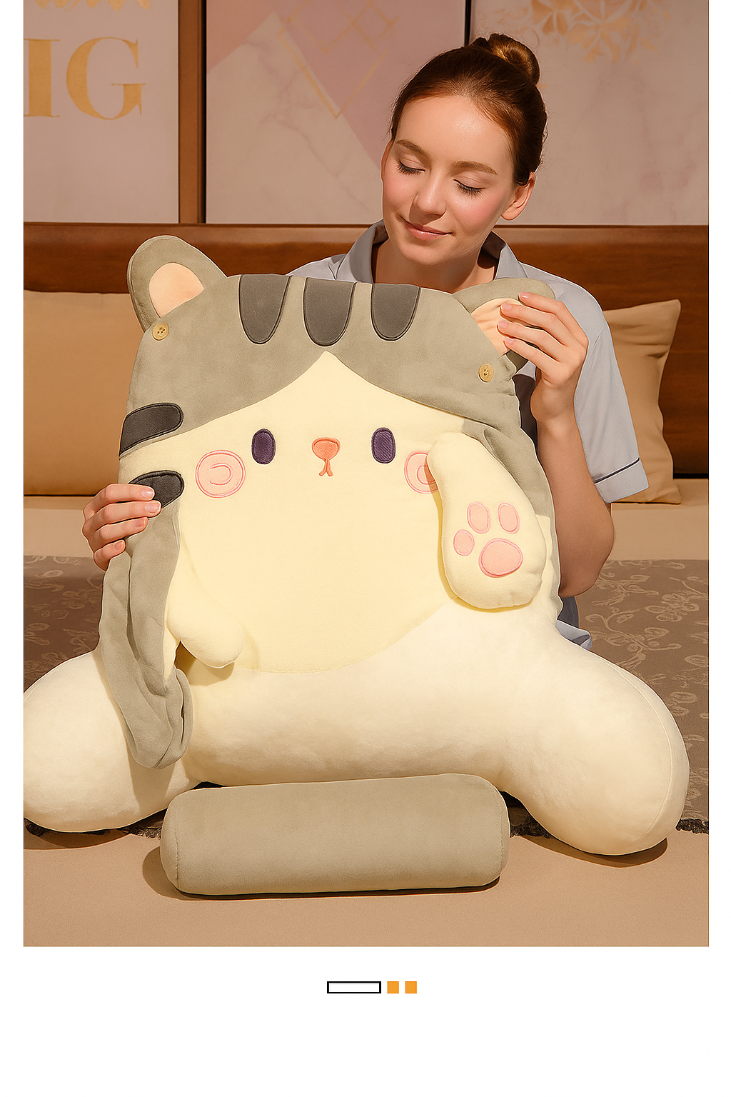 Coussin geant ergonomique mignon
