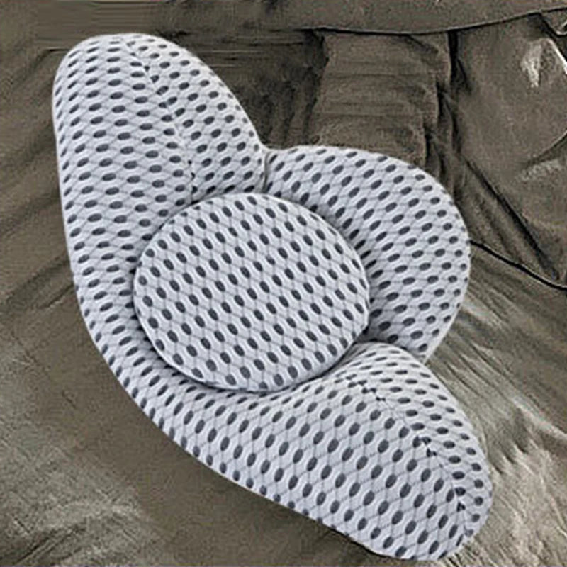 Coussin lombaire ergonomique noir