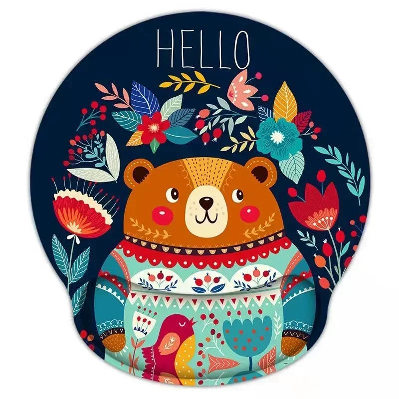 Ergonomique tapis souris bleu