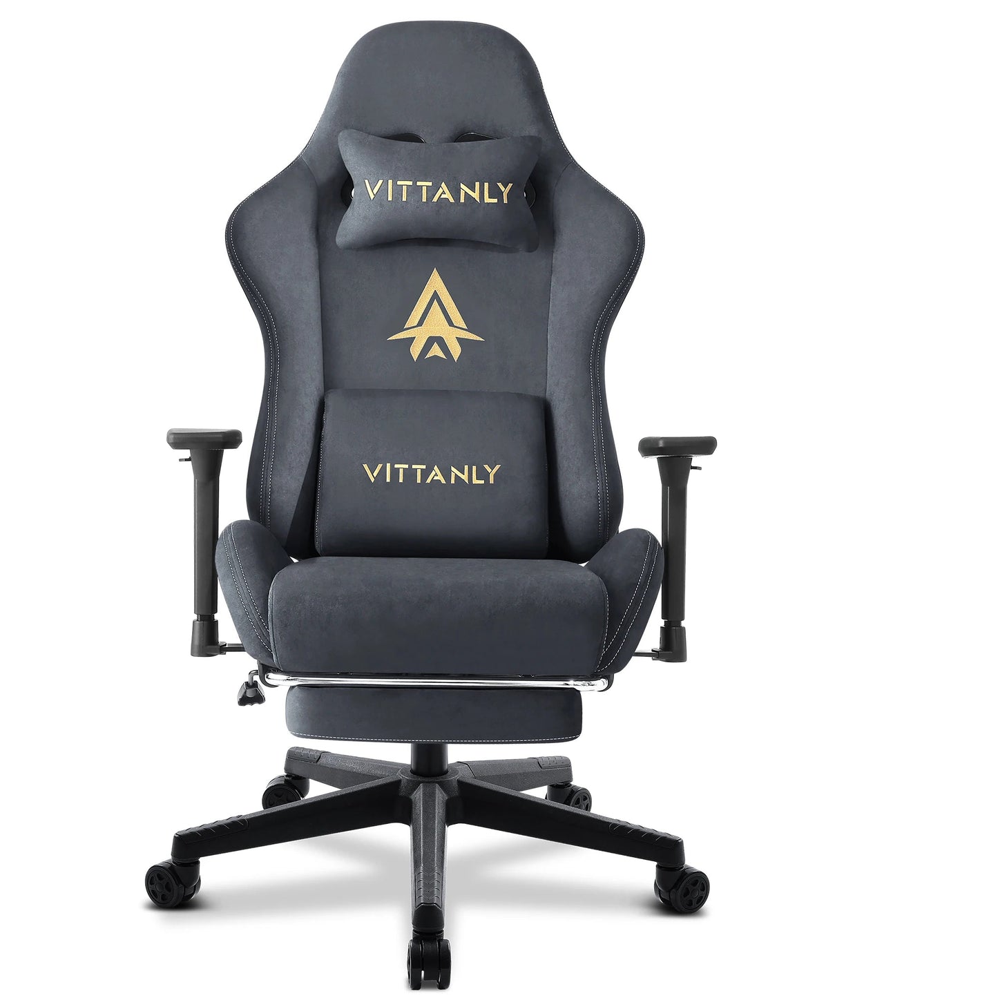 Fauteuil bureau ergonomique gamer gris