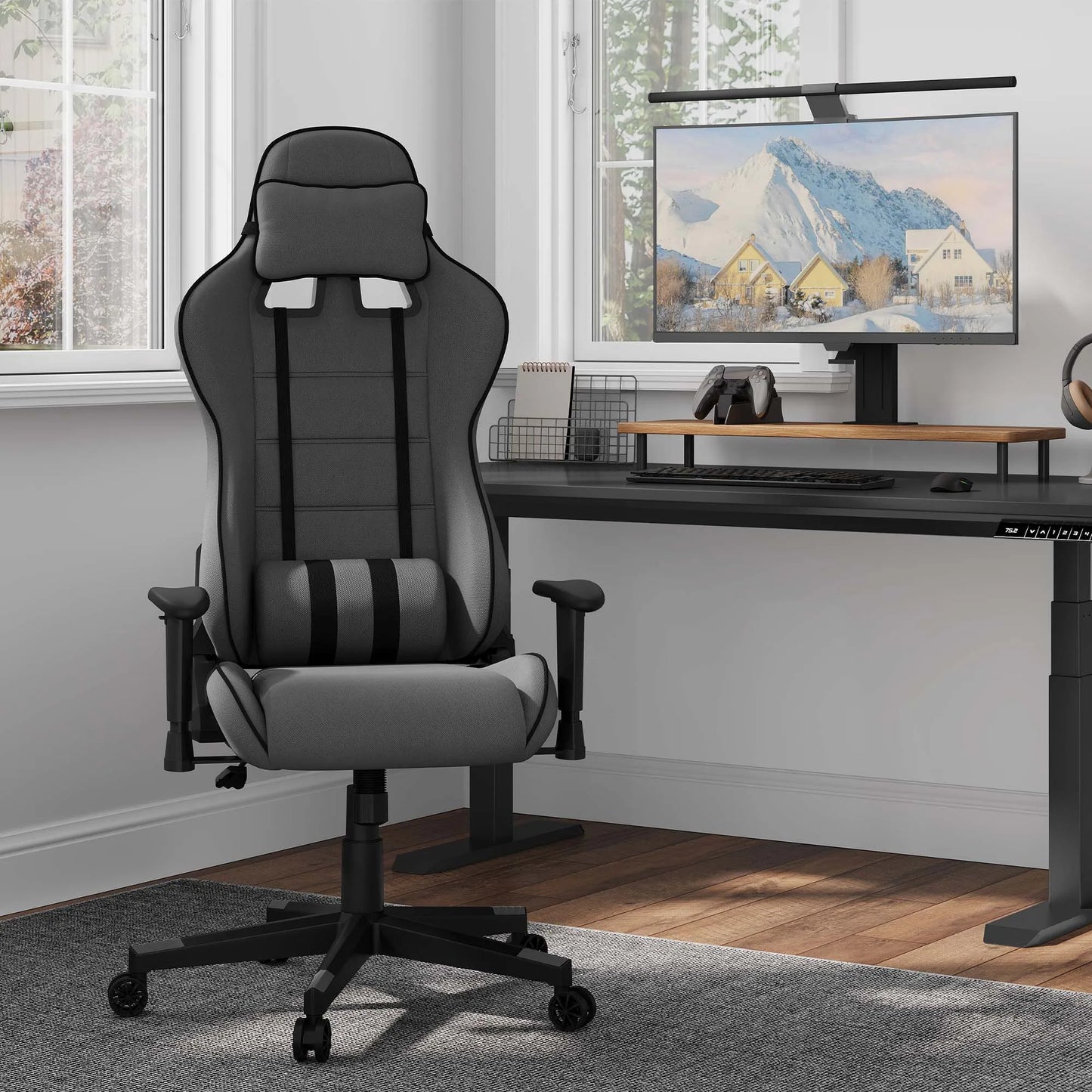 Fauteuil de bureau ergonomique avec soutien lombaire