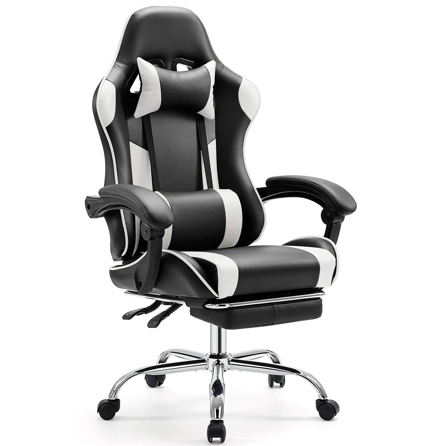 Fauteuil de bureau ergonomique soutien lombaire noir