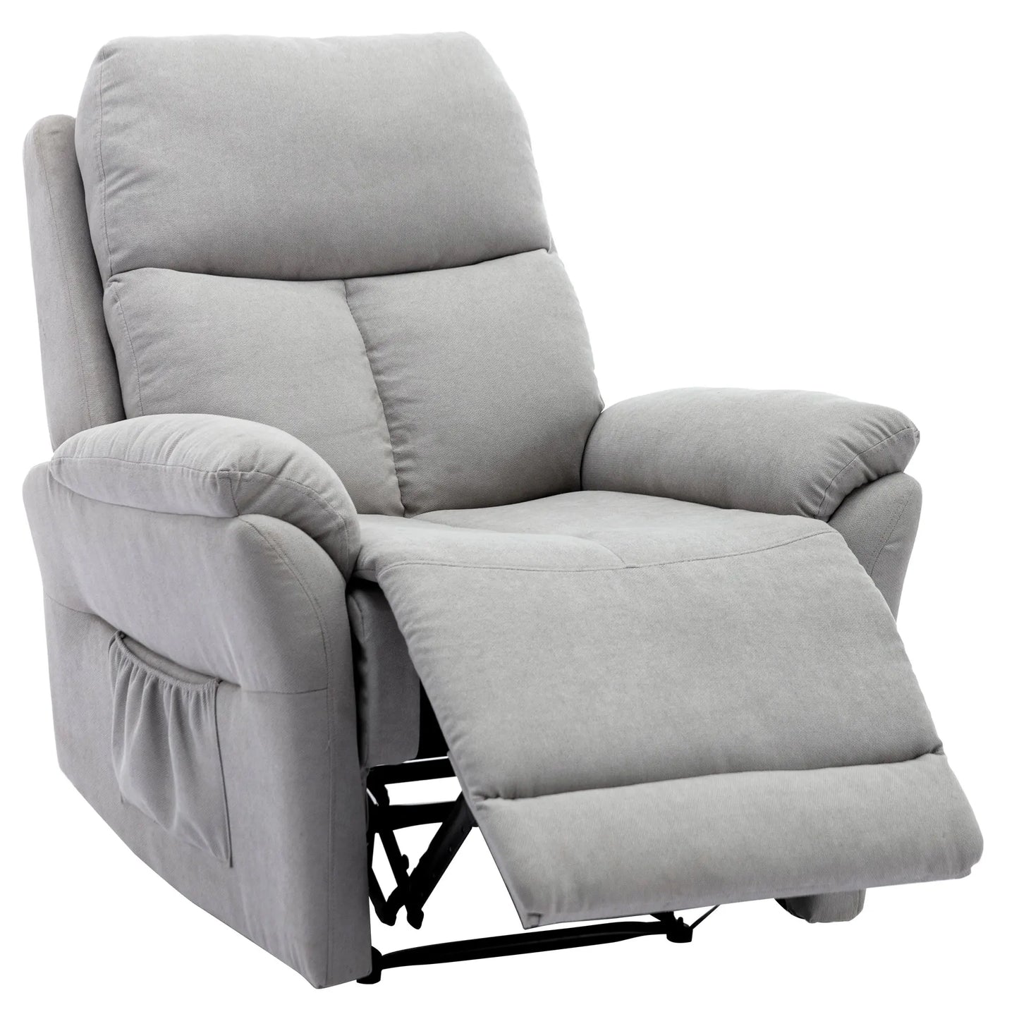 Fauteuil de lecture ergonomique gris
