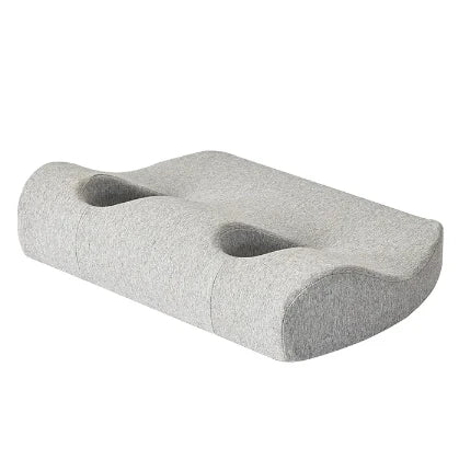Oreiller ergonomique anti ronflement gris