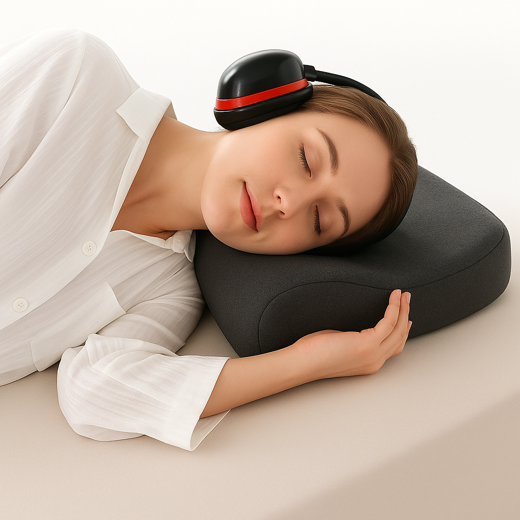 Oreiller ergonomique anti ronflement lit