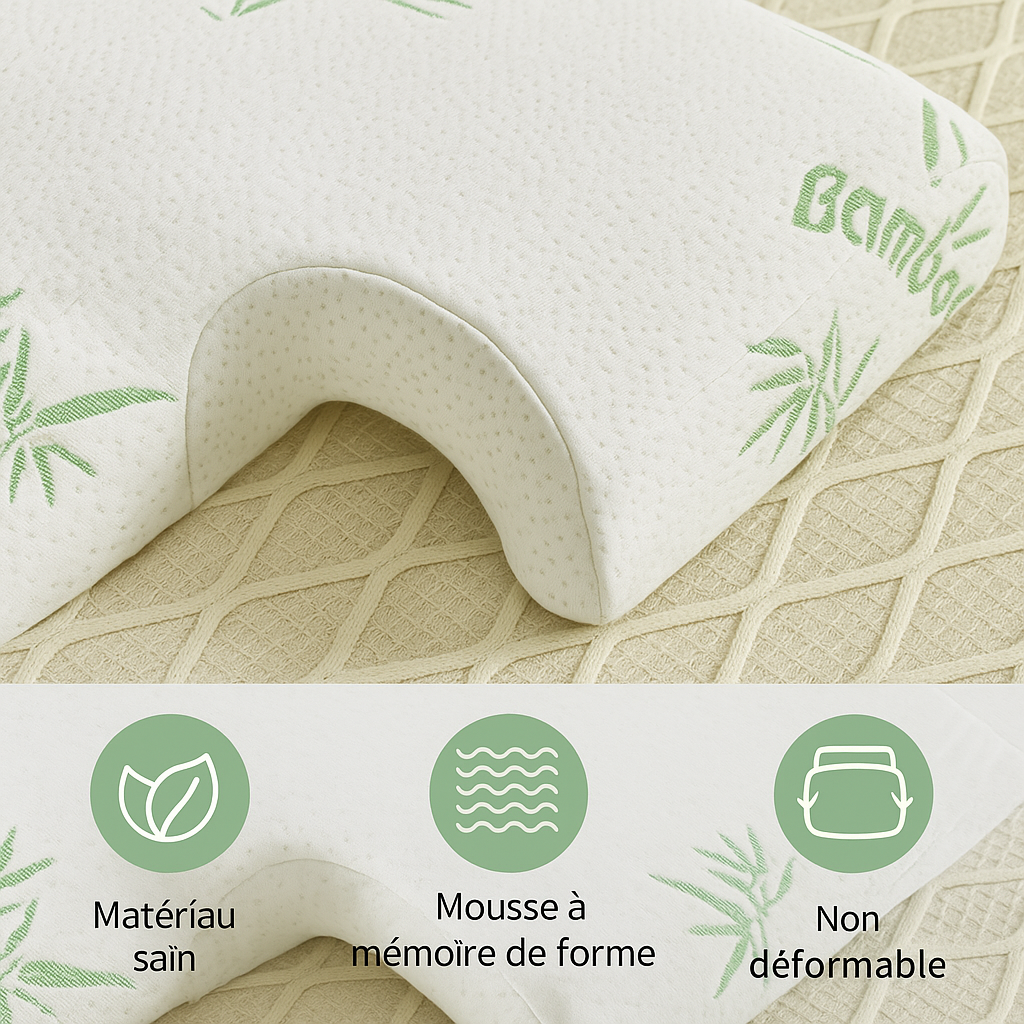 Oreiller ergonomique bras douloureux